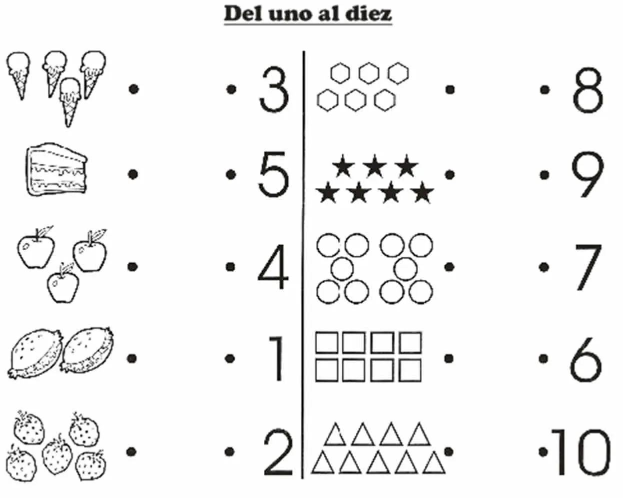 Cuentos de Don Coco: FICHAS DE LOS NÚMEROS PARA COLOREAR ...