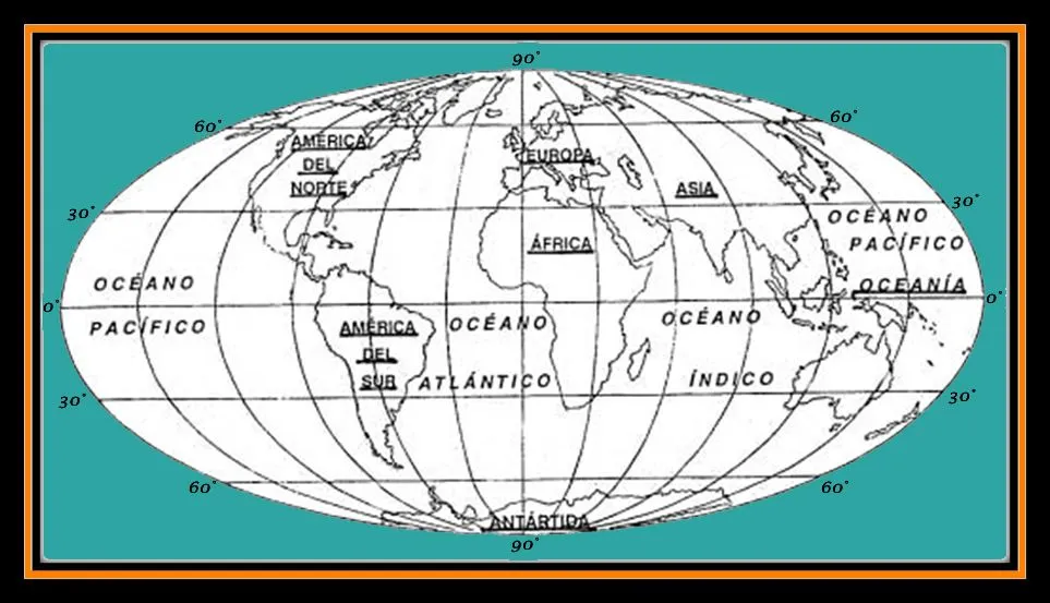 Cuentos de Don Coco: MAPA DEL MUNDO POR CONTINENTES- OCÉANOS DEL ...