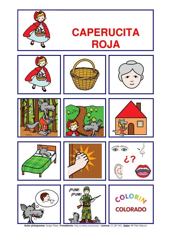 Cuentos con pictogramas - Orientación Andújar - Recursos Educativos