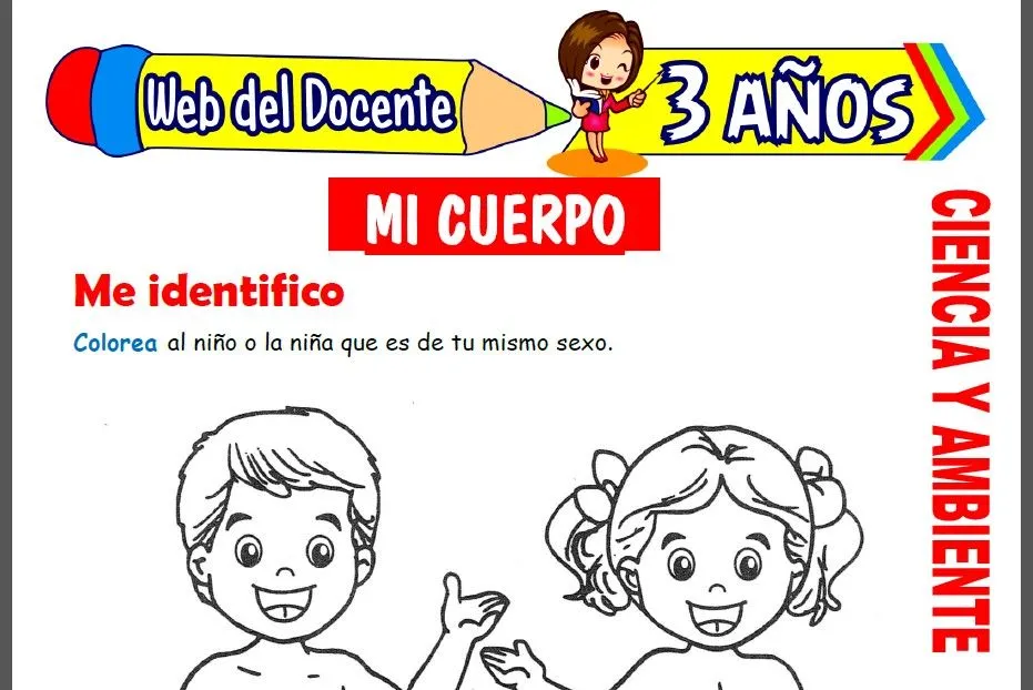 Mi Cuerpo para Niños de 3 Años – Web del Docente