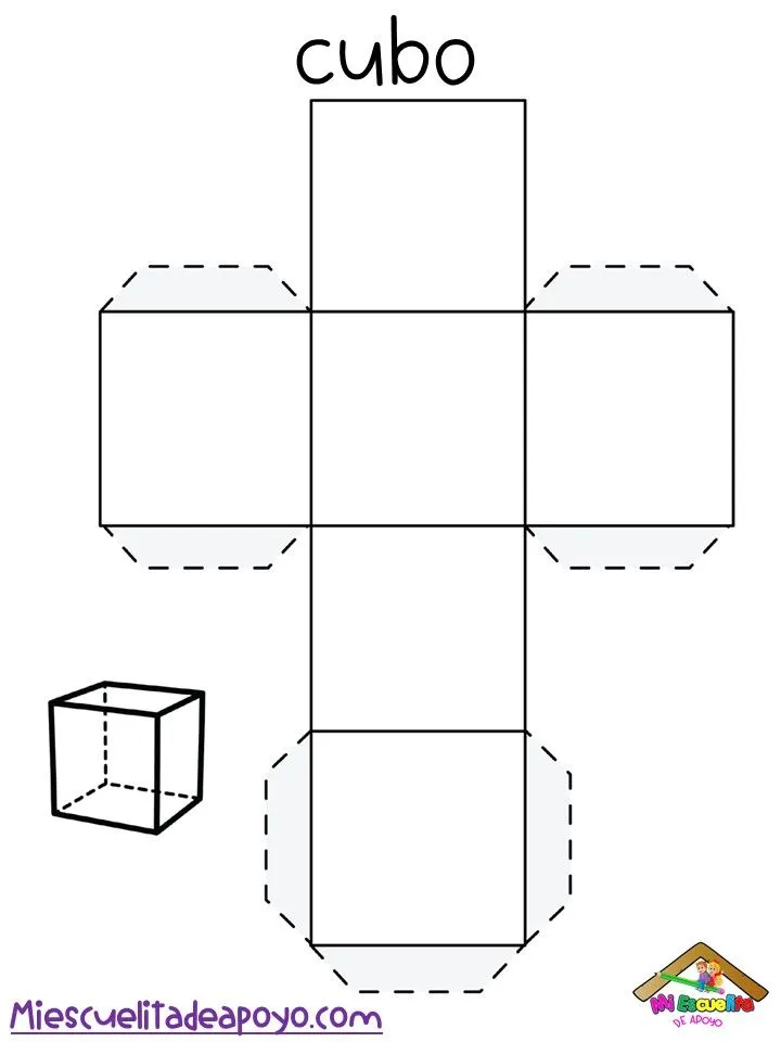 Cuerpos geométricos para armar PDF