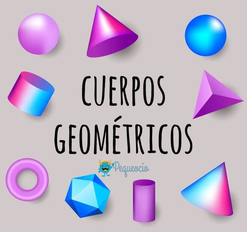 Los cuerpos geométricos, ¿cuáles son? - Pequeocio | Figuras y cuerpos  geometricos, Geometrico, Prismas y piramides