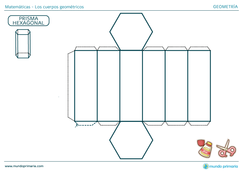 ▷ Cuerpos geométricos para Imprimir: ejercicios, área y volumen