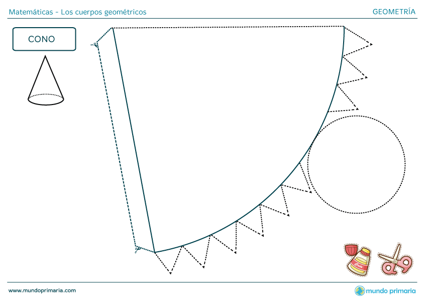 ▷ Cuerpos geométricos para Imprimir: ejercicios, área y volumen