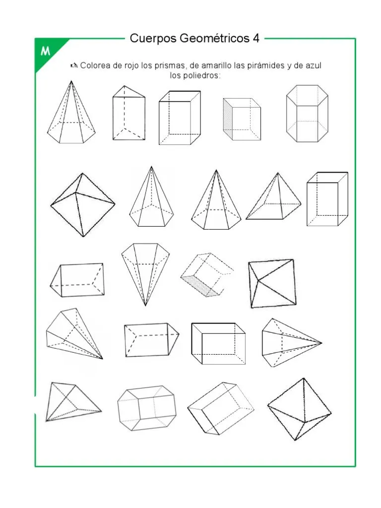 Cuerpos Geométricos 2 | PDF | Geometría euclidiana | Triángulo