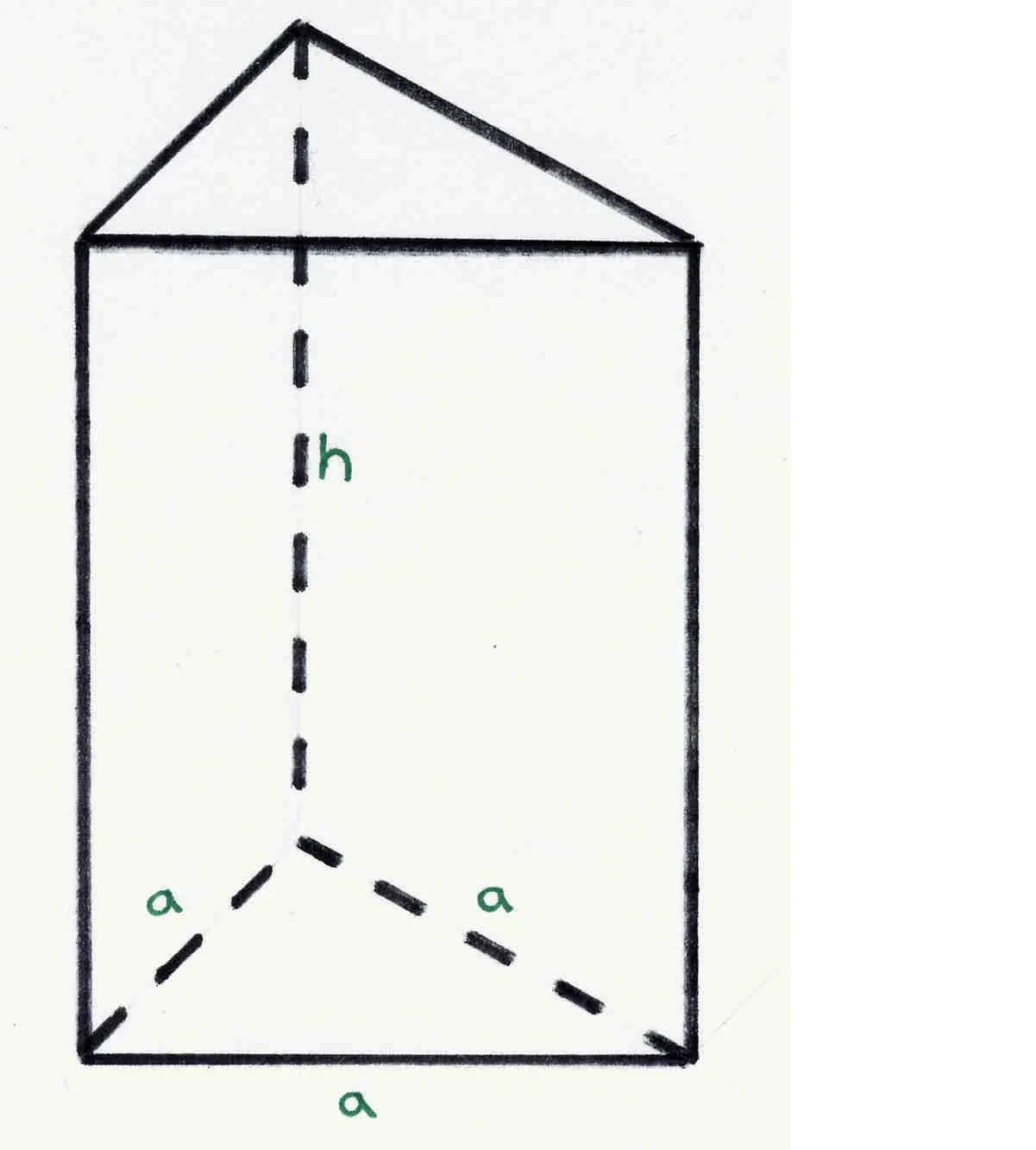 Cuerpos geometricos: PRISMA TRIANGULAR