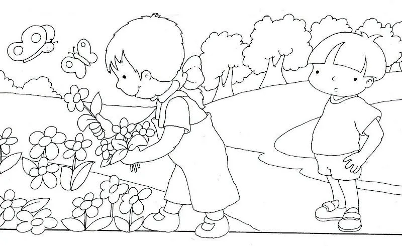 Cuidado de la creacion para colorear - Imagui
