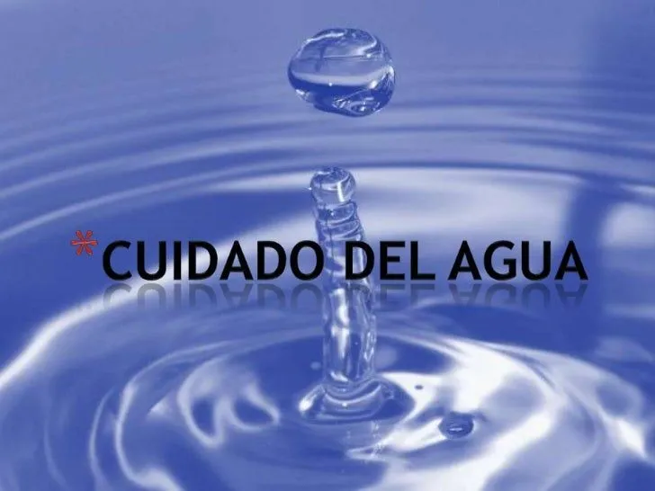 Cuidado del agua