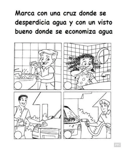 Cuidado del agua para niños de Preescolar - Imagui