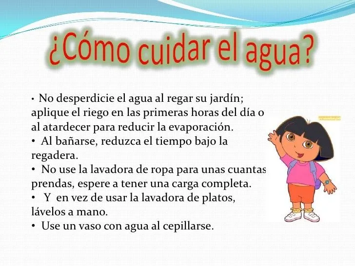 Cuidar El Agua