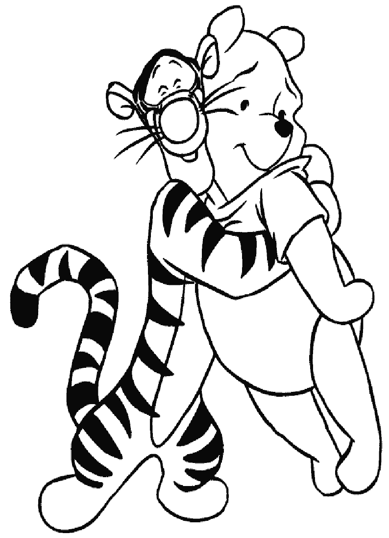 Cultura Infantil: Tigger para colorear