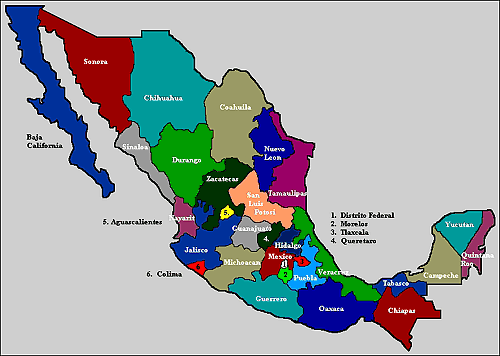 Mapas De Mexico Con Nombres Wallpaper