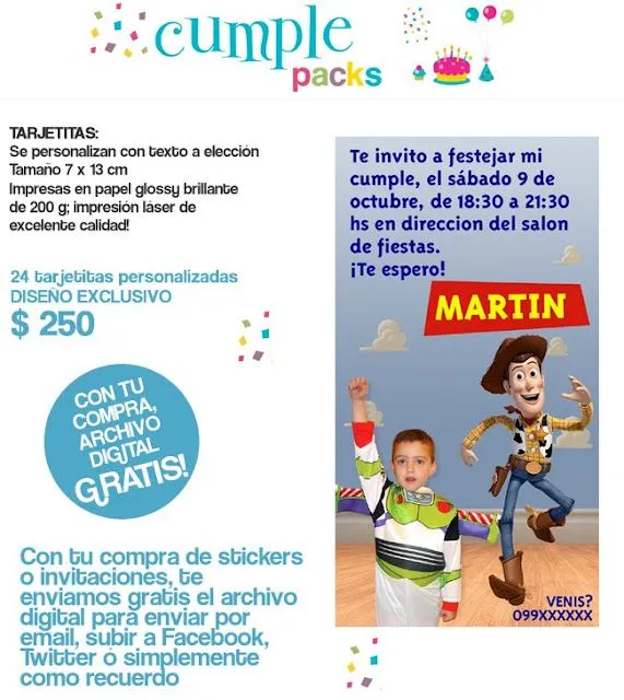 Imágenes de woody para invitaciones - Imagui