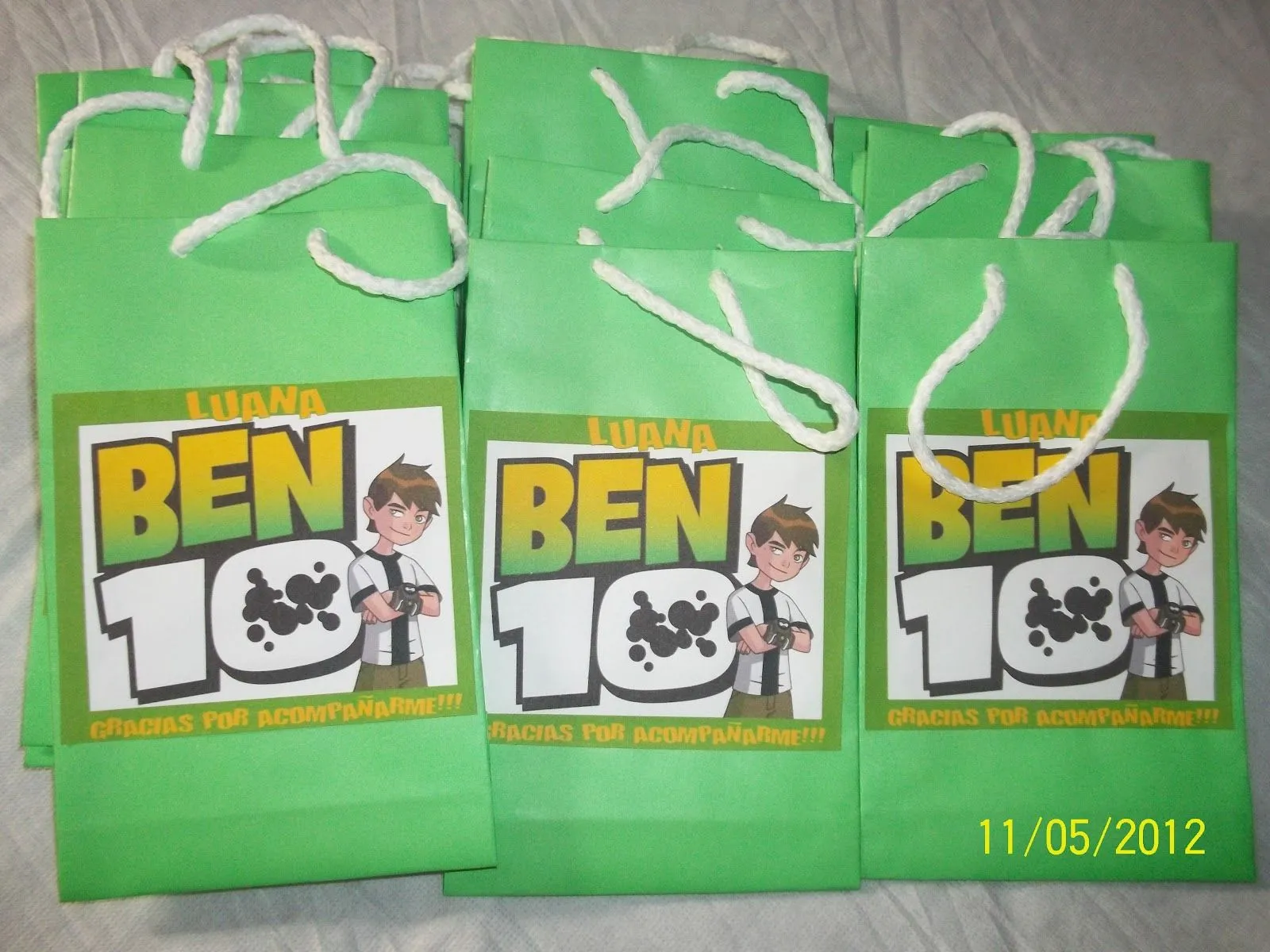 Tu cumple personalizado: ben 10 para los nenes