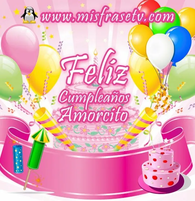 Cumpleaños amorcito - Imagui