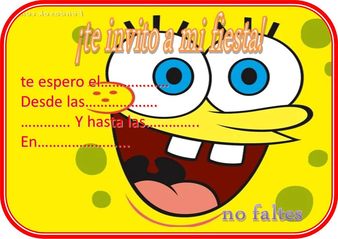 cumpleaños bob esponja | colejioxalapasamuel