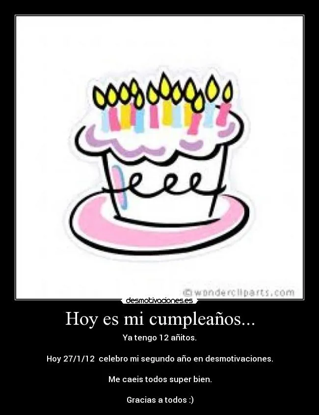 Hoy es mi cumpleaños... | Desmotivaciones