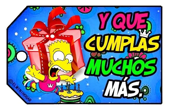 Cumpleaños feliz los Simpsons - Imagui