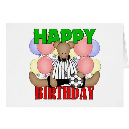 Cumpleaños del fútbol de los niños tarjeta de felicitación | Zazzle