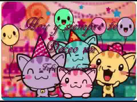 Cumpleaños gatos - YouTube