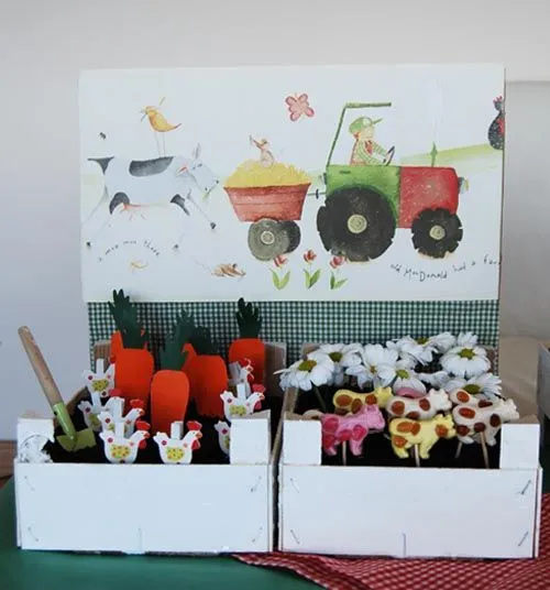 Cumpleaños de la granja por Pistacho « escarabajos bichos y mariposas