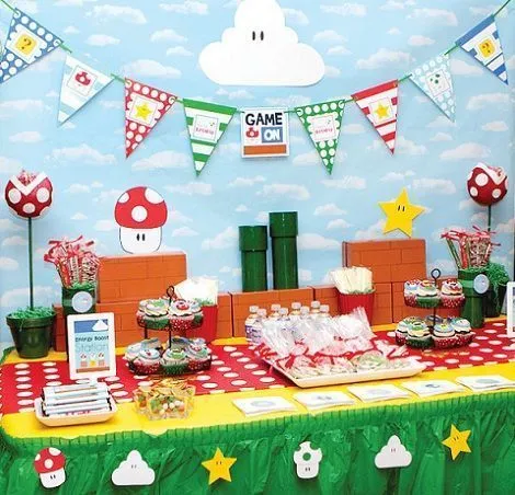 Cumpleaños de Mario Bros