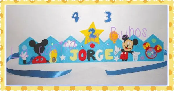 cumpleanos mickey (2) | Aprender manualidades es facilisimo.com