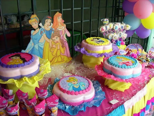 Decoración para fiestas infantiles princesas Disney - Imagui