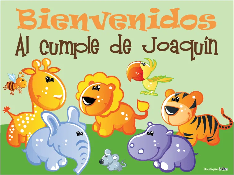 Cumpleaños de safari - Imagui