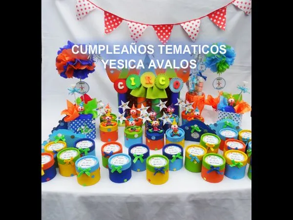 Cumpleaños temáticos: TEMATICA CIRCO DE PAYASOS