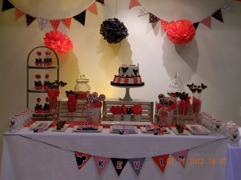 Cumples Tematicos: Candy Bar Mickey para Kevin