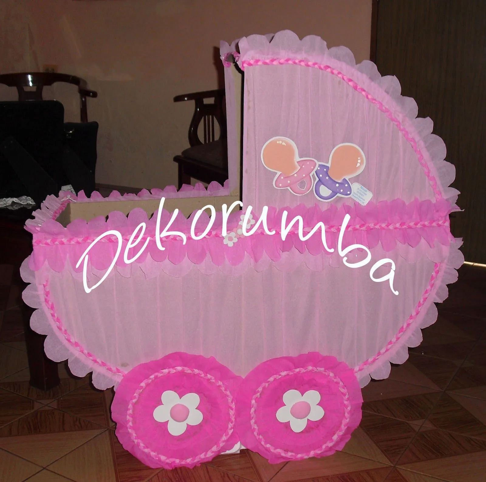 Cuna de caja para baby shower - Imagui | Cajas de Regalos para ...