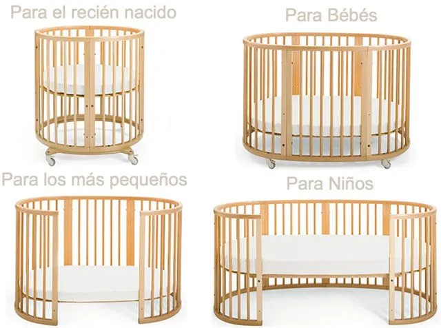 Cunas convertibles: Cuna evolutiva Stokke, la cuna que crece con ...