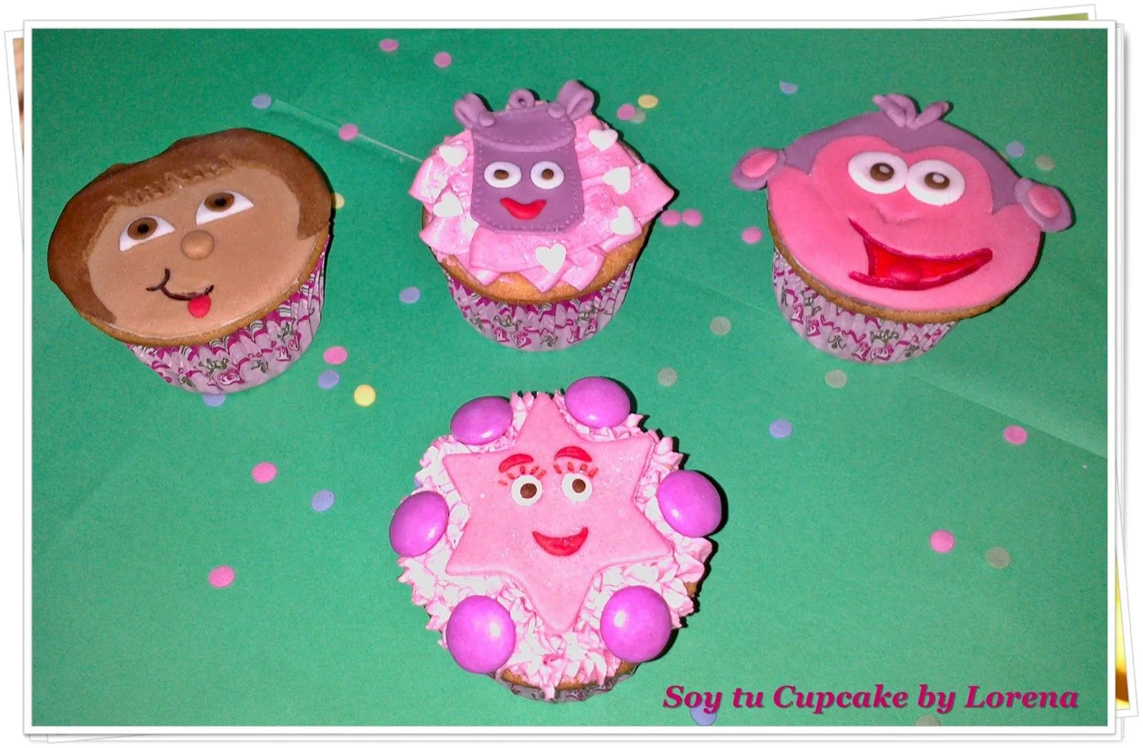 Soy tu Cupcake by Lorena : Cupcakes personajes animados
