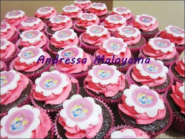 Cupcake das princesas disney | Flickr - Photo Sharing!