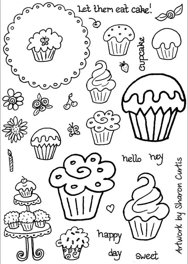 Cupcake Drawing on Pinterest