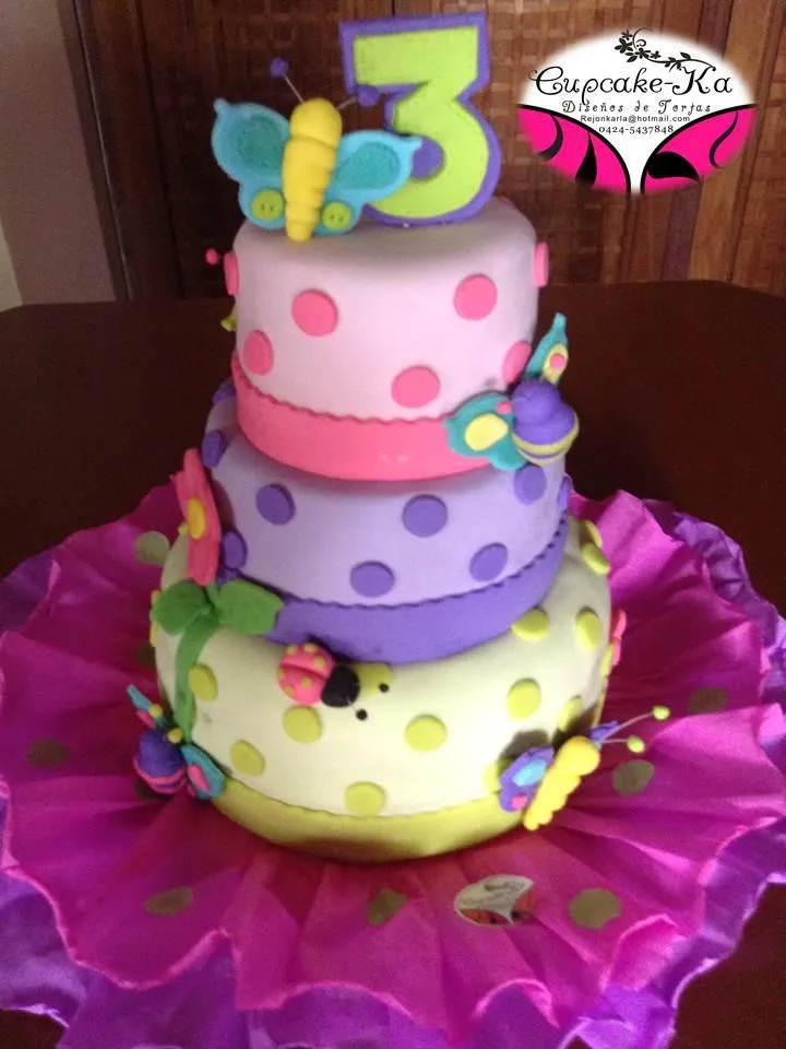 CupCake-KA: TORTA MARIPOSAS IDEAL PARA BABY SHOWER O PRIMEROS AÑOS ...