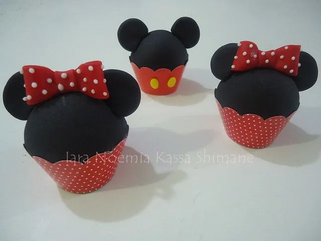 Cupcake Minnie e Mickey | Flickr - Photo Sharing!