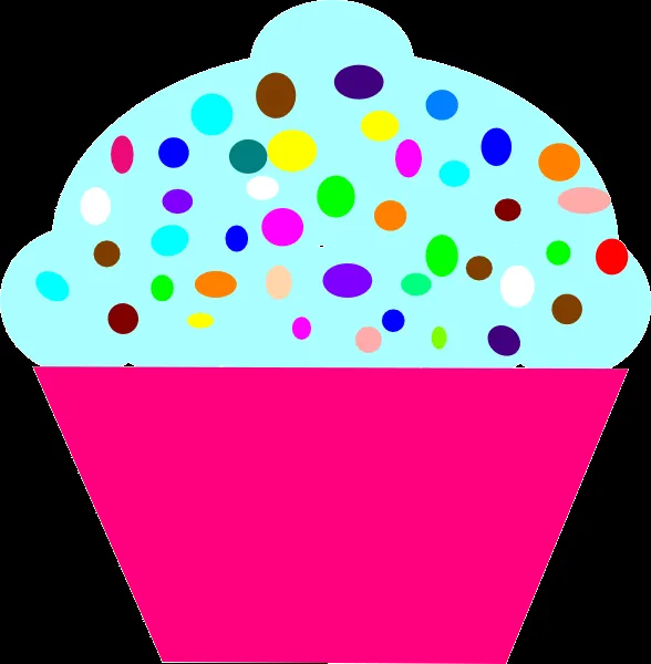 Cupcake Pink clip art - vector clip art online, royalty free ...