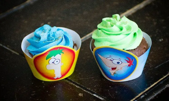 Cupcakeables!: Phineas and Ferb Cupcakes