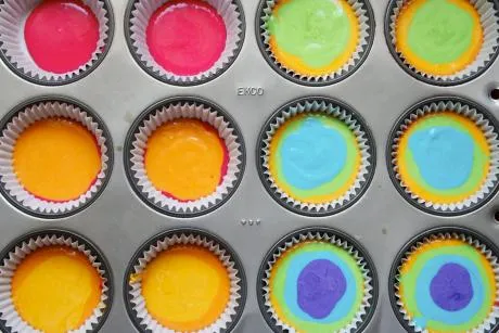 Cupcakes de arcoíris | ActitudFEM