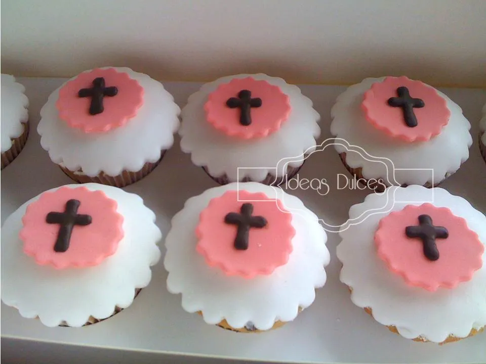 Cupcakes para la Primera Comunión de la hija de Tatiana | Ideas Dulces