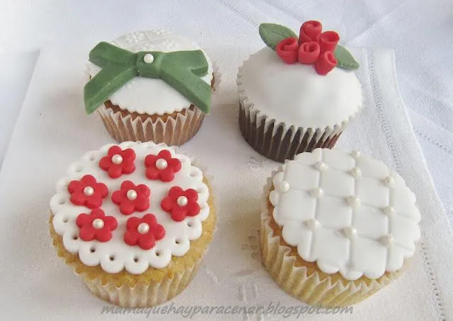 Cupcakes de fondant - Paperblog