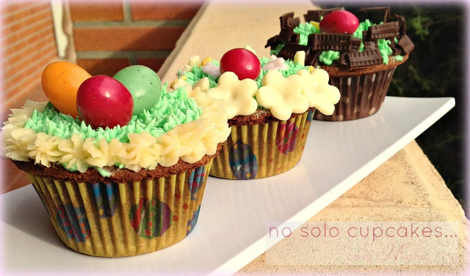 No solo cupcakes... con Mara : Cupcakes de chocolate decorados ...