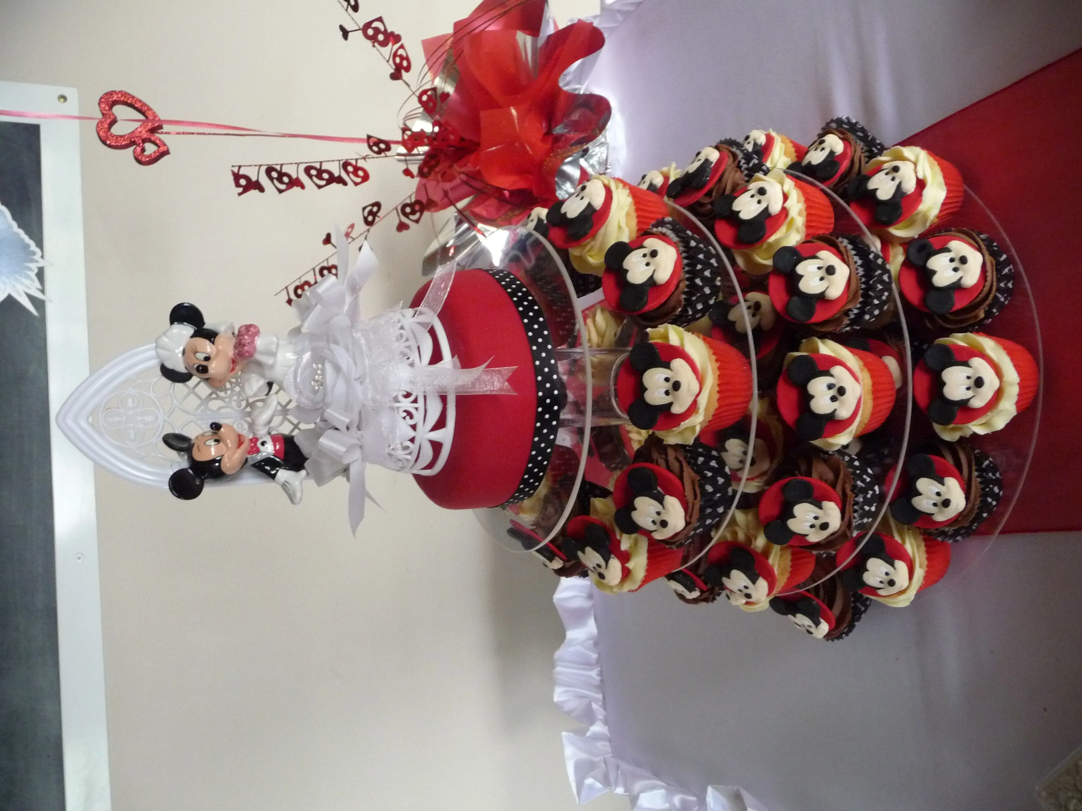 Mickey Cupcake Wedding Tower | Flickr - Photo Sharing!