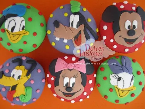 Cupcakes Mickey Mouse y sus amigos | Flickr - Photo Sharing!