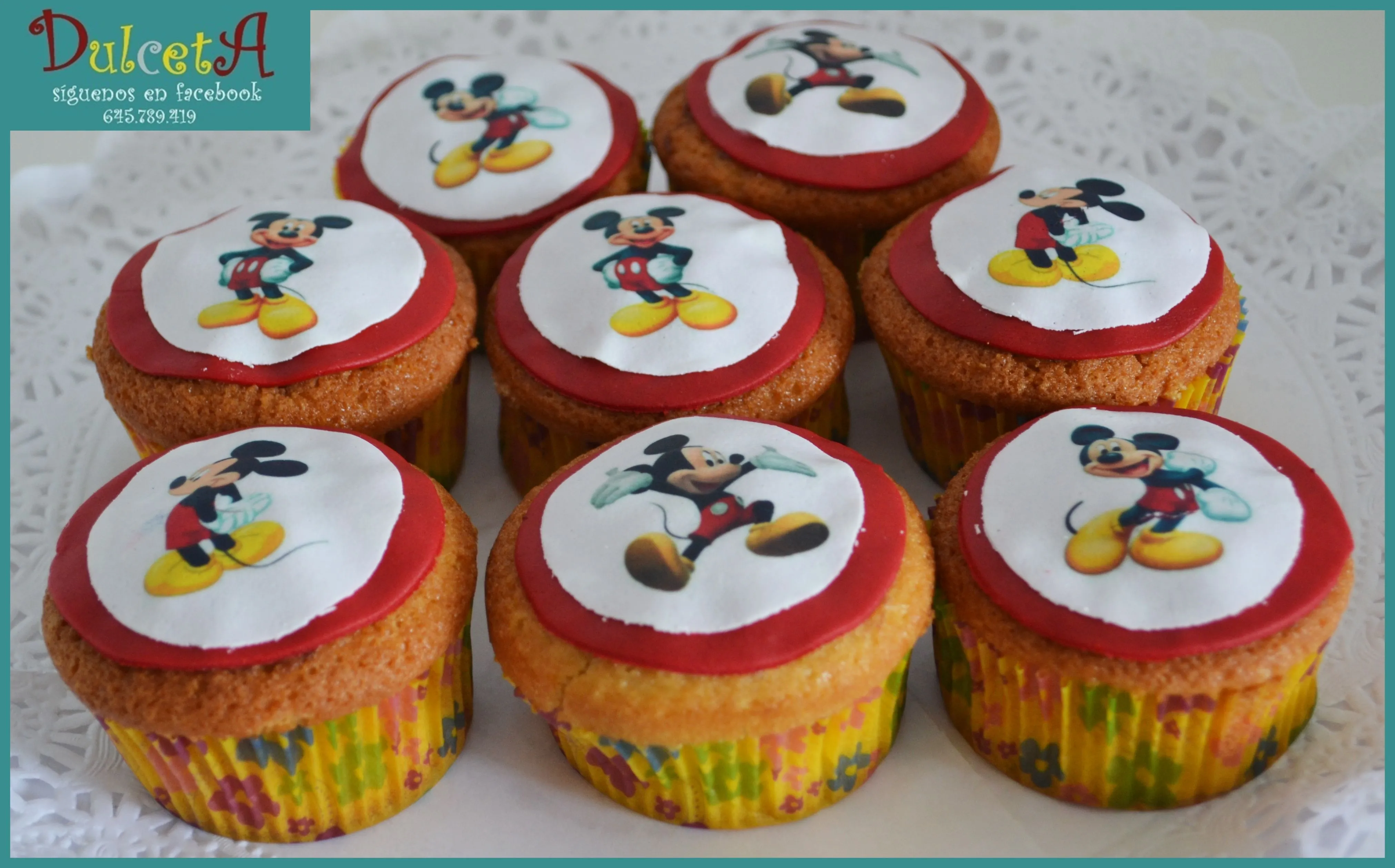 Cupcakes Mickey Mouse | dulcetacadiz