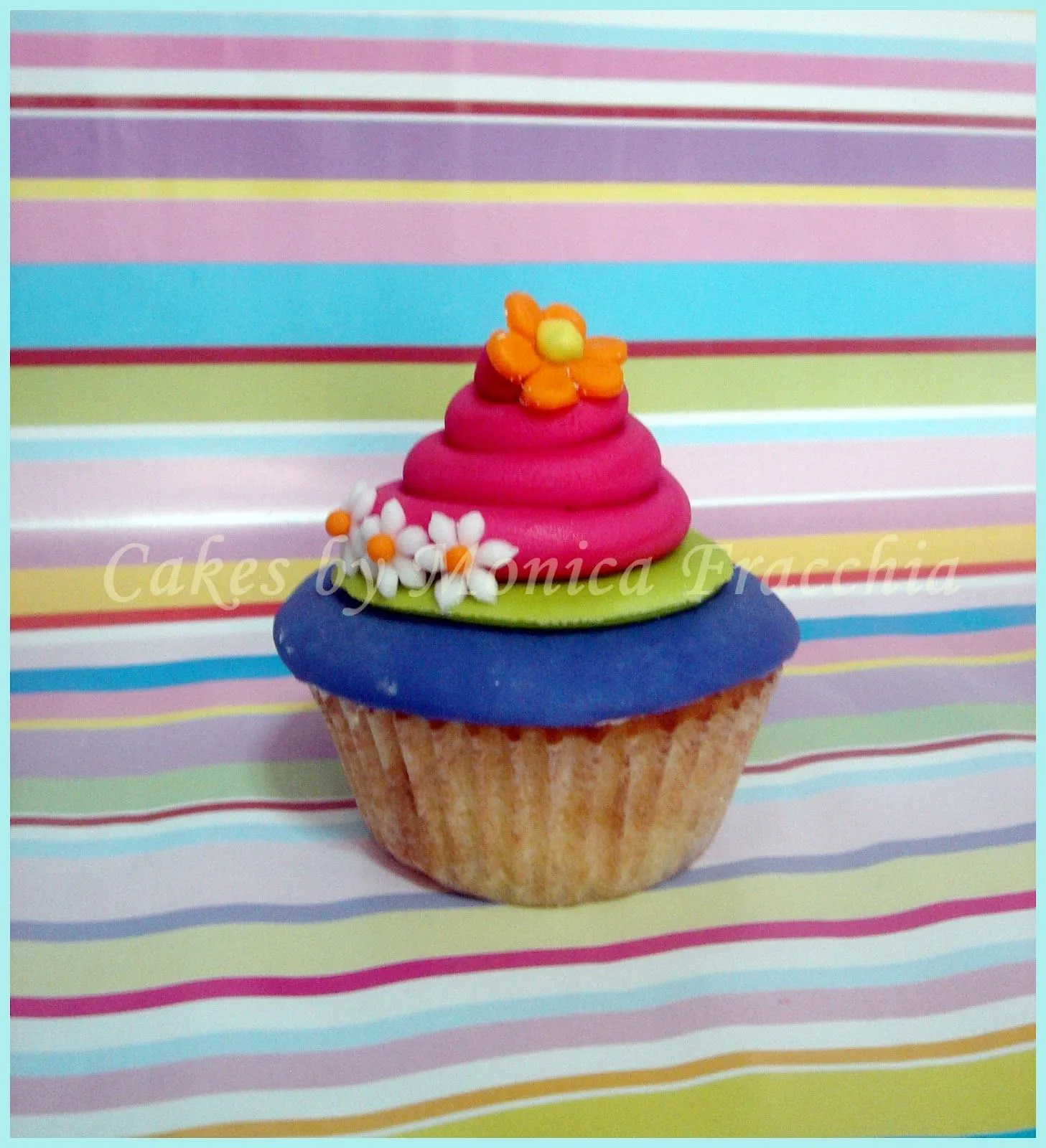 CUPCAKES / PONQUESITOS DECORADOS FLORES 2 | TORTAS CAKES BY MONICA ...