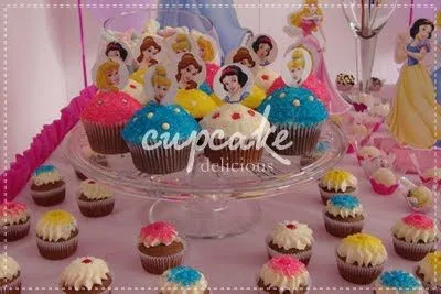 Cupcakes de princesas Disney - Imagui