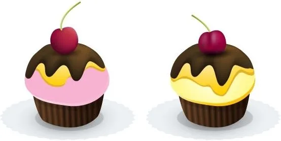 Cupcakes de Vectores Gratis Vector misceláneos - vectores gratis ...